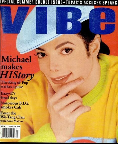 Vibe Magazine Cover Michael Jackson June July 1995 Michael Jackson