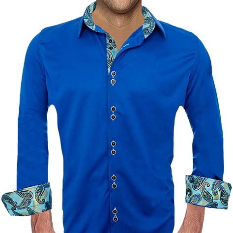 Modern Blue Dress Shirts