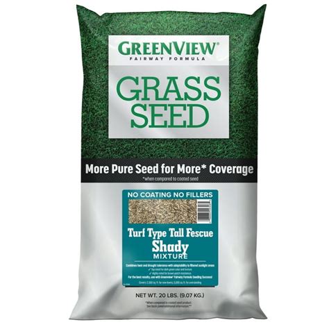 Greenview Fairway Formula Grass Seed Turf Type Tall Fescue Shady