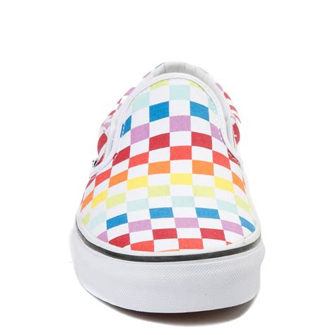 Vans Slip On Rainbow Chex Skate Shoe Multi Journeyscanada