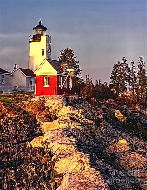 Pemaquid Point Lighthouse Maine Photograph By Nick Zelinsky