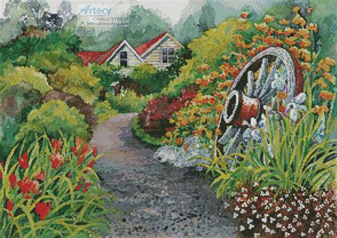 The items are produced by artecy cross stitch, waxing moon designs, janlynn and others priced from $1.99 to $27.99. Artecy Cross Stitch. Rustic Gardens Cross Stitch Pattern ...