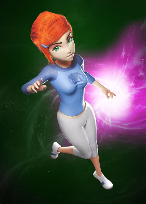 Gwen Tennyson 3d By Demonleon3d On Deviantart Ben 10 Cute Pokemon