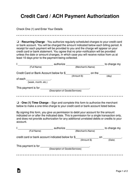 Well organized and easy to understand web building tutorials with lots of examples of how to use html, css, javascript, sql, python, php, bootstrap, java, xml and more. Free Credit Card (Ach) Authorization Forms - Word | Pdf ...
