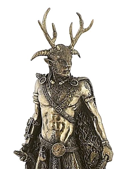 Celtic God Cernunnos Standing 1125 Statue Veronese Design Nibitem Id