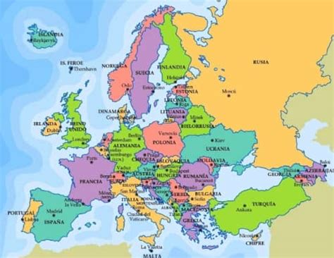 Capitales De Europa Pa Ses Del Mundo