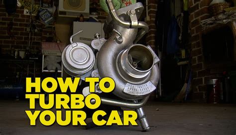 How To Turbo Your Car In 5 Minutes Youtube