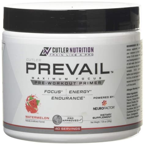 Prevail Pre Workout Powder With Nootropics Best Pre Workout For Men