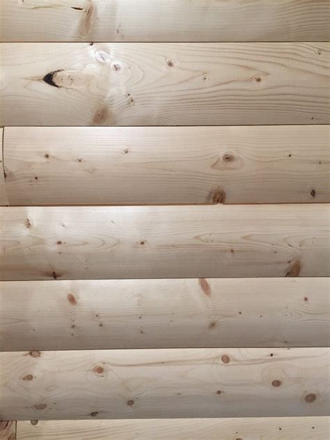 White Pine Smooth Log Siding Homestead Timbers