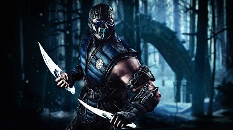 Sub Zero Warrior Mortal Kombat Video Games Artwork Digital Art