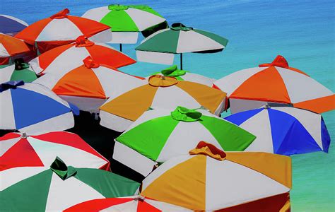 Colorful Patio Umbrellas Photograph By Terry Walsh Fine Art America