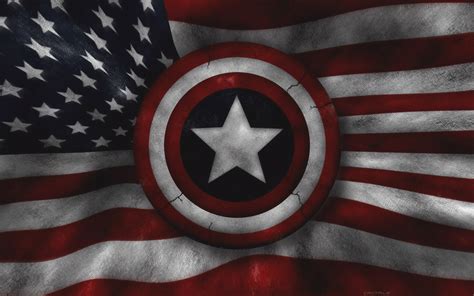 Wallpaper Id 76815 Captain America Flag Usa Superheroes Hd 4k