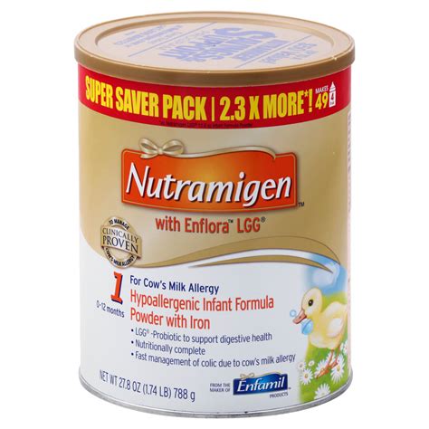Nutramigen With Enflora Lgg Hypoallergenic Infant Formula Powder With