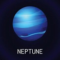 Neptune planet icon, cartoon style 14424742 Vector Art at Vecteezy