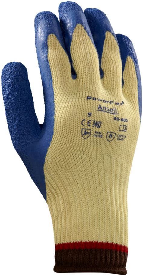 Powerflex 80 600 Natural Rubber Latex Coated Gloves With Dupont