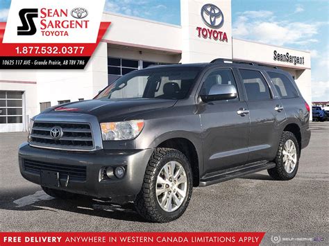 Certified Pre Owned 2013 Toyota Sequoia Leather Suv In Grande Prairie