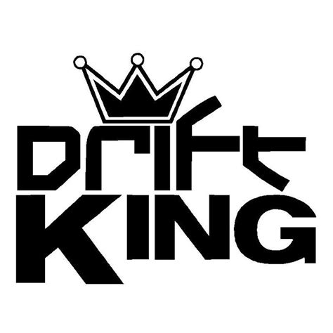 127cm99cm Drift King Vinyl Decal Car Sticker Jdm Racing Lowered