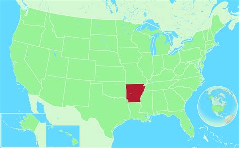 Arkansas Geographic Facts Maps Mapsof Net