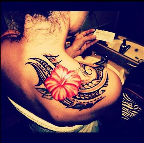 Samoan Design Poly Tattoo Hibiscus Flower Samoan Tattoo Samoan
