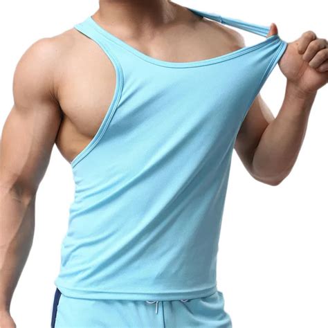 Cotton Summer Men Clothing Tank Tops Singlets Sleeveless Fitness Men