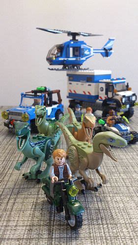 Jurassic World 2015 Jurassic Park 4 Toy Collection Lego Raptor Squad Owen Claire Barry Acu