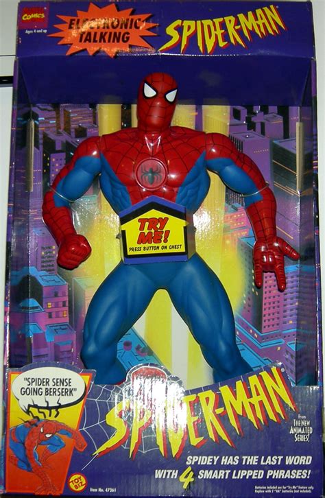 15 Inch Electronic Talking Spider Man Classic Toy Biz