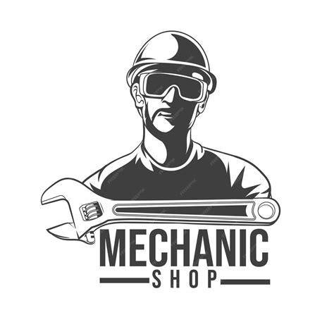 Premium Vector Mechanic Services Auto Repair Logo Design Template