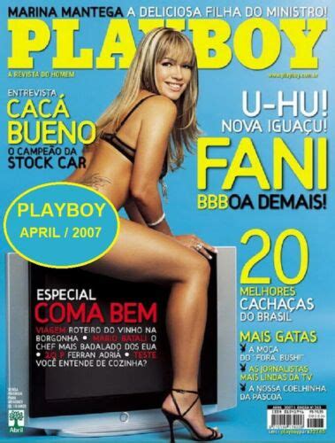 Playboy Magazine Brazil Fani Pacheco Apr Exc Hot Sexy Ebay