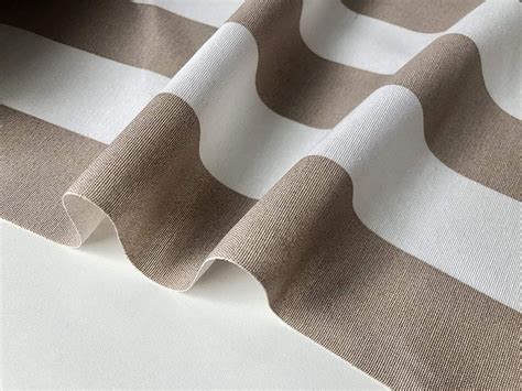 Teflon Waterproof Outdoor Striped Fabric 4cm Wide Stripe