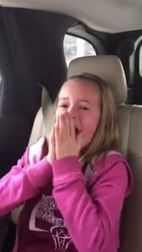 girl bursts into tears when she hears she s meeting trump