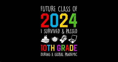 Future Class Of 2024 I Survived And Passed 10th Grade Graduation 2022