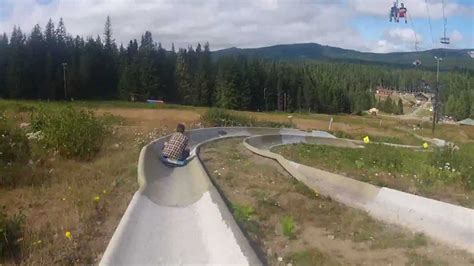 Alpine Slide At Ski Bowl Youtube