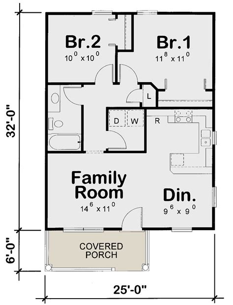 House Plan Cottage Plan Square Feet Bedrooms