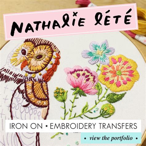 Nathalie LÉtÉ For Sublime Stitching