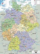 Alemania mapa de la ciudad - Mapa de las ciudades de Alemania (Europa ...