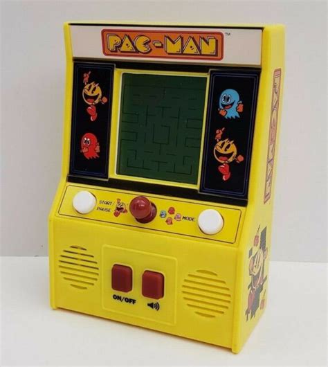 Mini Pac Man Handheld Arcade Game Pacman Machine Vintage Bandai Namco