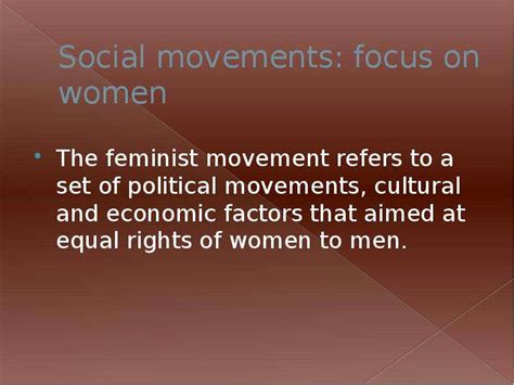 Introduction To Comparative Politics Womens Movements презентация доклад проект скачать