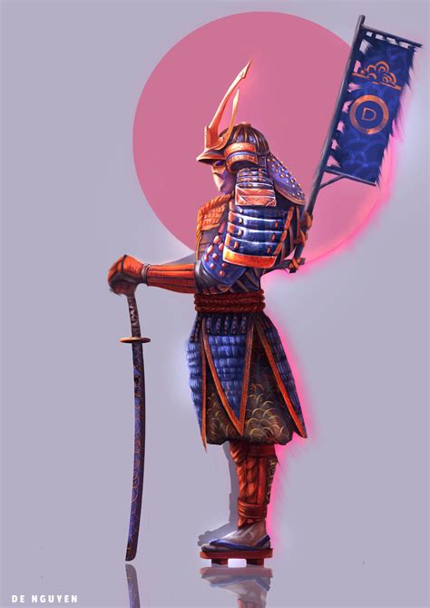 Samurai De Nguyen Character Design Samurai Art Samurai Concept