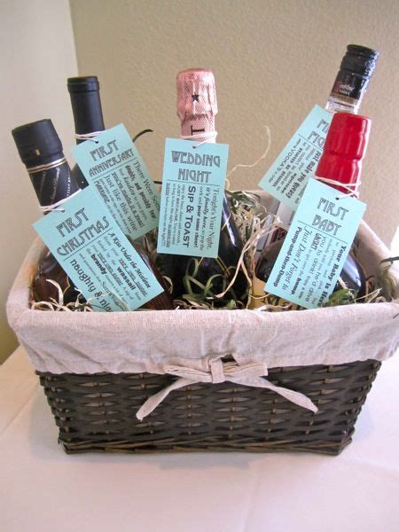 Don't know where to start? Wine for all the firsts... | Bridal shower gifts for bride ...