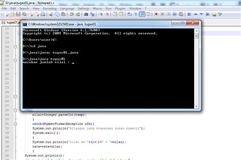 Script Share Program Java Menghitung Rata Nilai