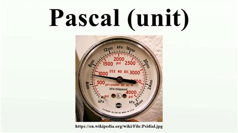 What Is A Pascal Unit
