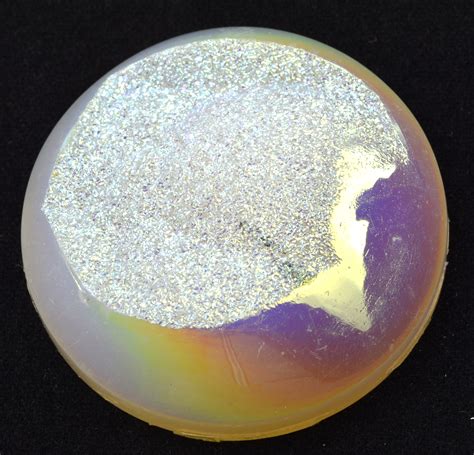 71135 Carat Opal White Titanium Druzy Loose Opaque Stone Property Room