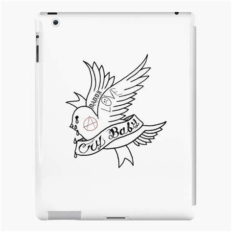 Crybaby Logo Lil Peep Tattooed Ipad Case And Skin By Dumontbast Redbubble