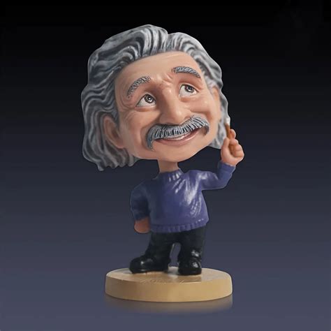 Mini Funny Albert Einstein Colophony Crafts Resin Art And Craft Action