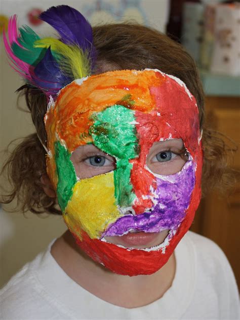 Childrens Summer Arts And Crafts Painting Masks