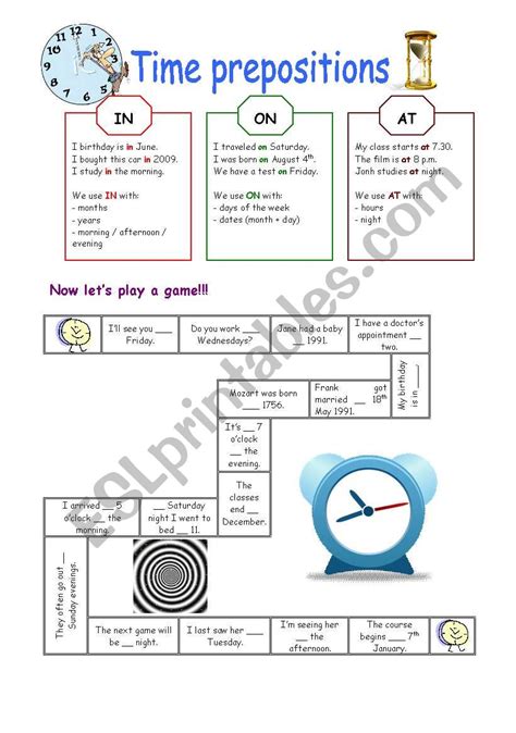 Prepositions Of Time Worksheet Printable Learning How Vrogue Co