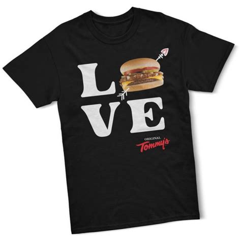 Love Stacked T Shirt Original Tommys