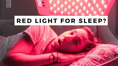 Can Red Light Therapy Help You Sleep Better Youtube