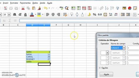 Eliminar Dados Duplicados No LibreOffice Calc YouTube