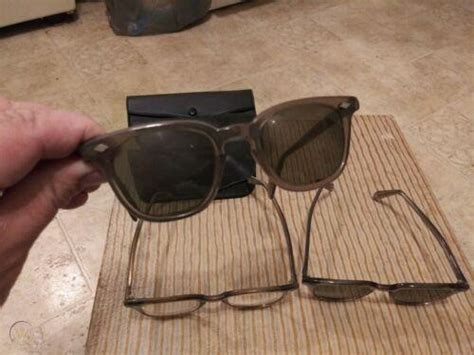 3 Vintage 1960 S Military Issue Bcg Eyeglasses Uss 3827695138